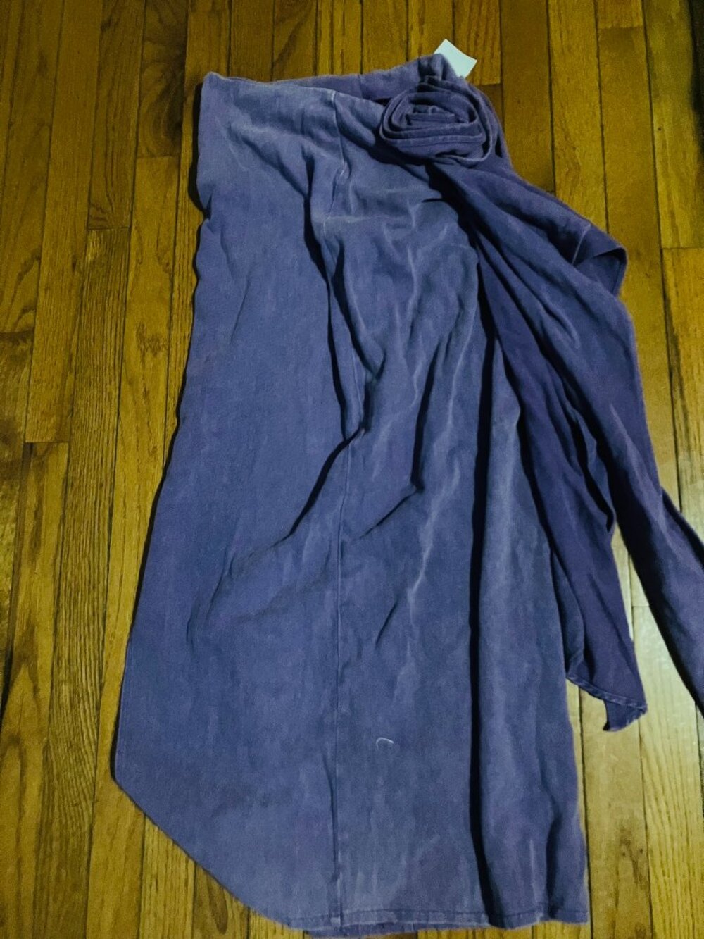 Purple Denim Skirt-3rd Flower